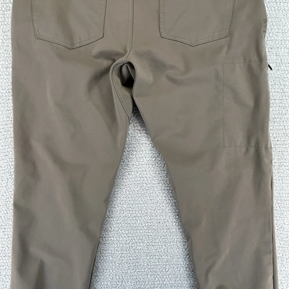 BYLT‎ Premium Basics Pants Mens Sz 38 35x27 Brown Everyday Jogger Slim Fit